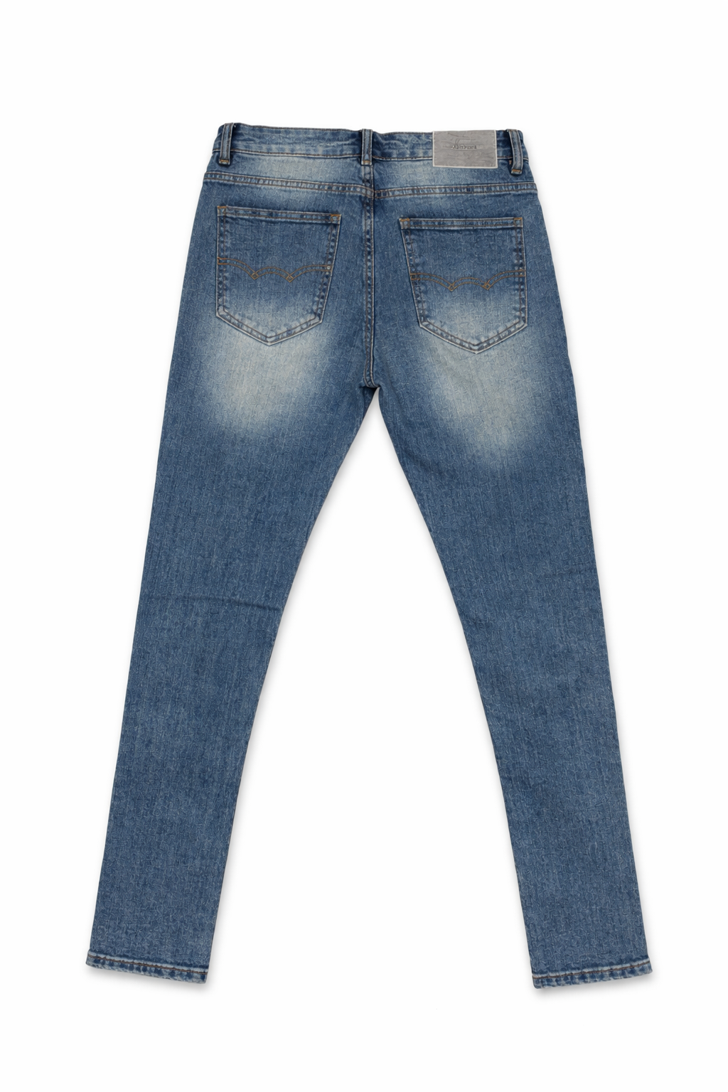 Distressed Slim Fit Alive Jeans – Light Wash Ripped Denim
