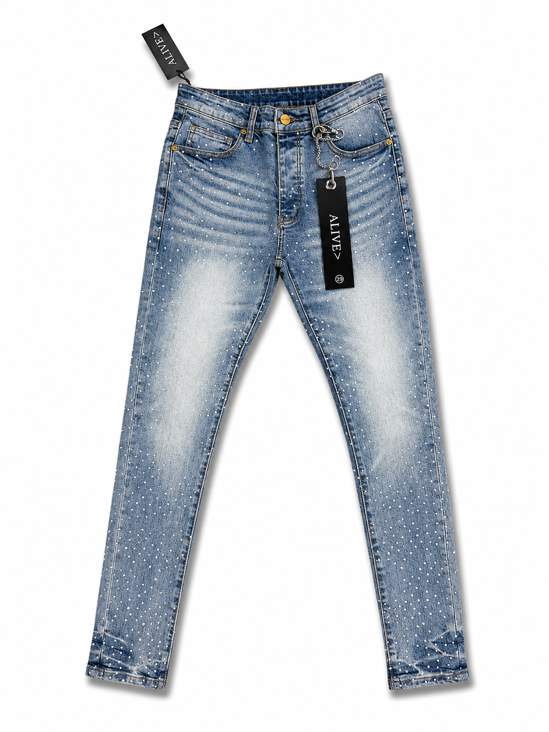 Alive Jeans Rhinestone Light Wash