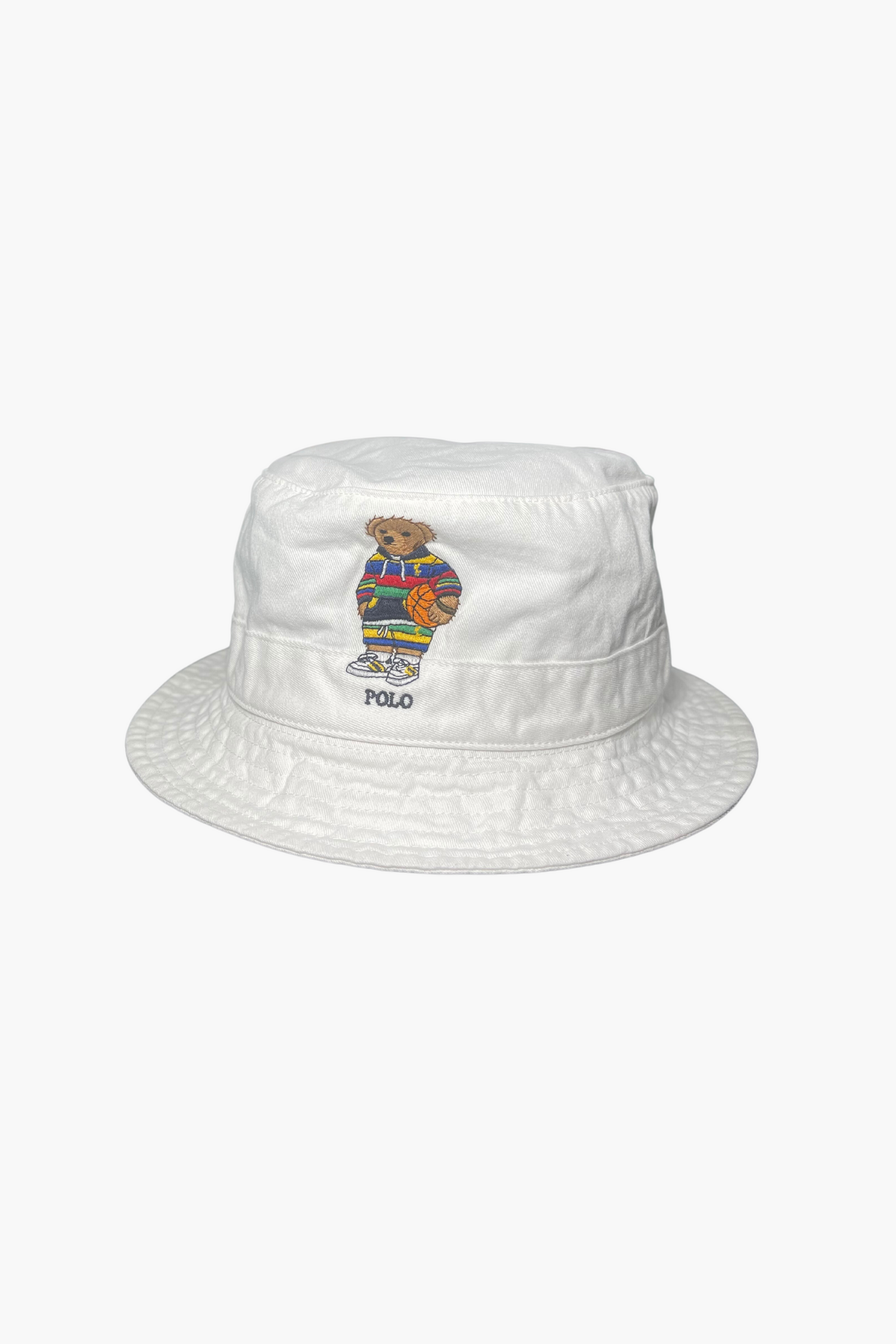 Polo Ralph Lauren White Bear Bucket Hat