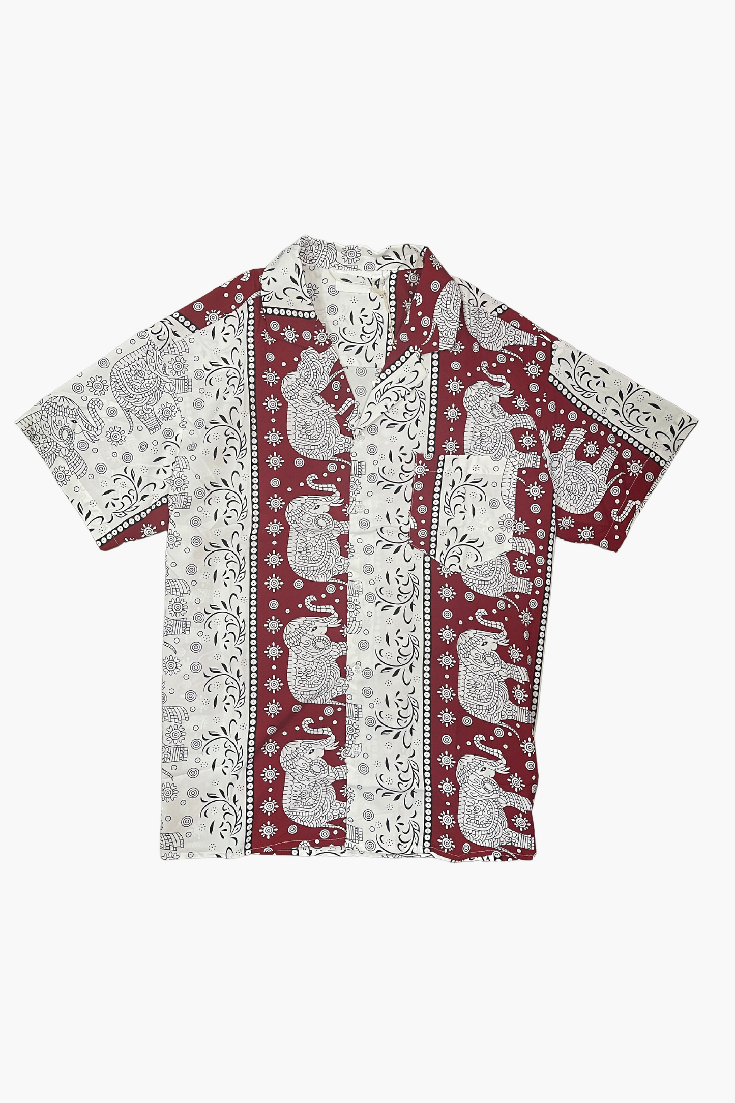 Abstract Pattern Button Up Shirt